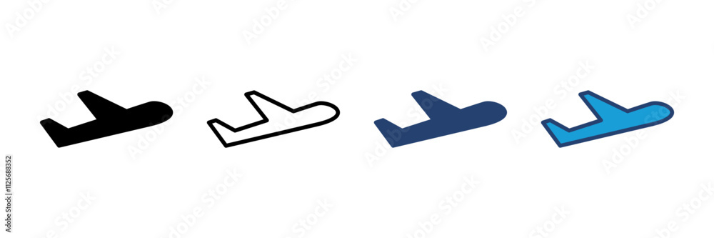Plane icon vector. Airplane icon vector. Flight transport symbol. Travel illustration. Holiday symbol Plane icon vector. Airplane icon vector. Flight transport symbol. Travel illustration. Holiday symbol