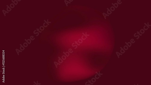 Blurred dark red Gradient  Abstract Shape Floating on dark red Background