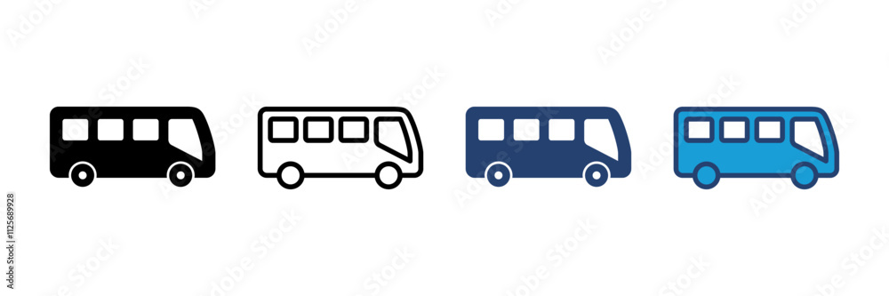 Bus icon vector. bus vector icon Bus icon vector. bus vector icon