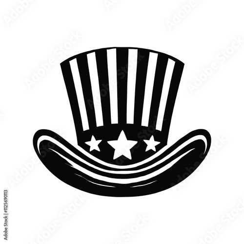 Uncle Sam Hat Silhouette