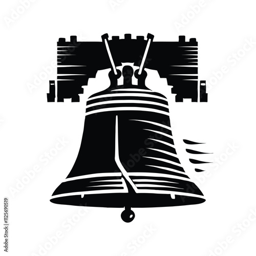 Liberty Bell Silhouette