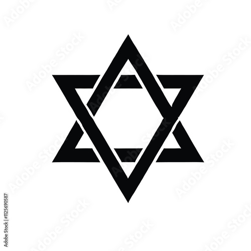 Star of David Silhouette