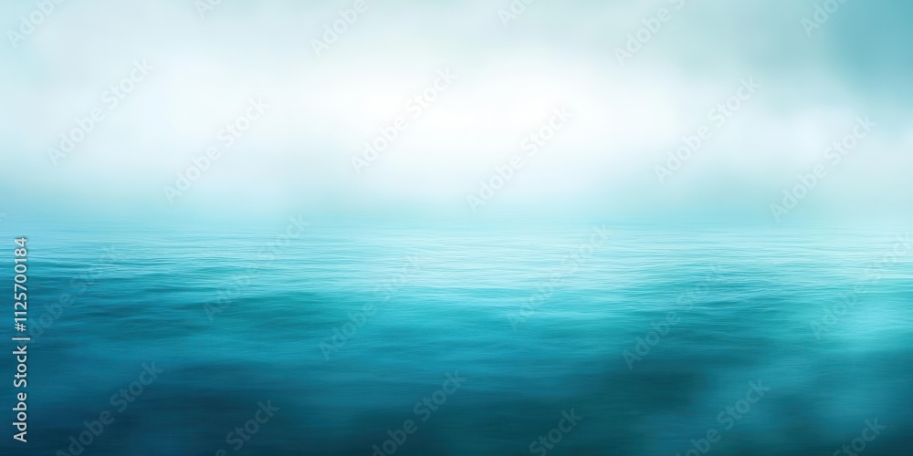 A serene seascape with gentle waves and a misty horizon in soothing blue tones. A serene seascape with gentle waves and a misty horizon in soothing blue tones.