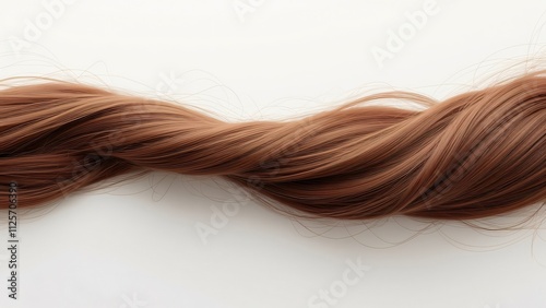 Microscopic Human Hair, Detailed Texture, Scales, and Color Variations