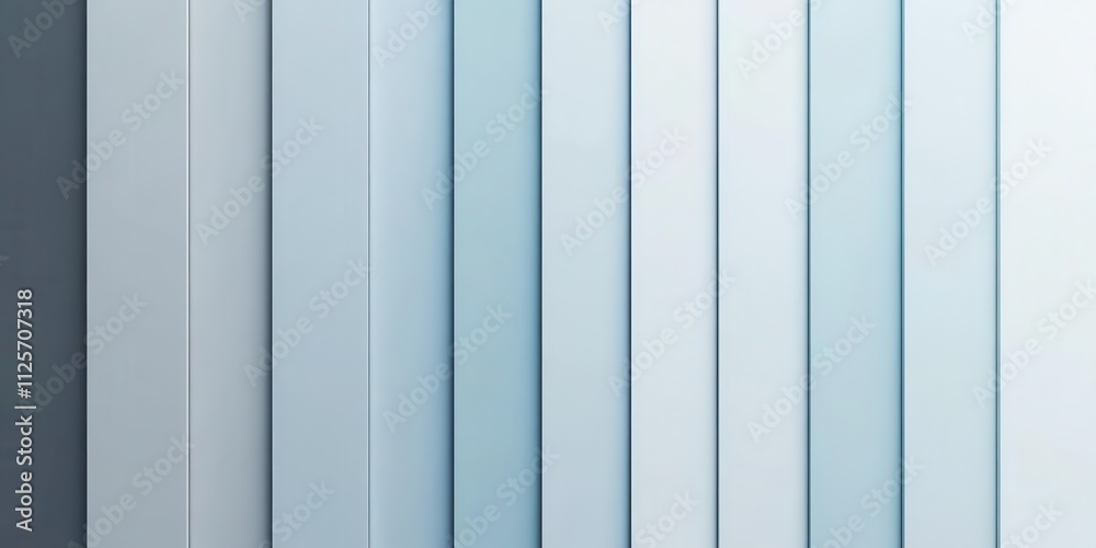 A series of vertical panels in varying shades of blue and white, creating a gradient effect. A series of vertical panels in varying shades of blue and white, creating a gradient effect.