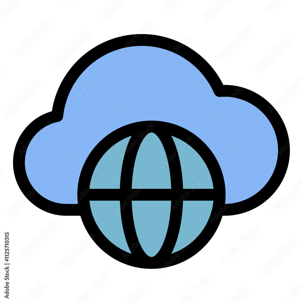 cloud computing icon cloud computing icon