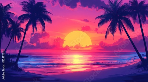 Tropical Sunset Paradise