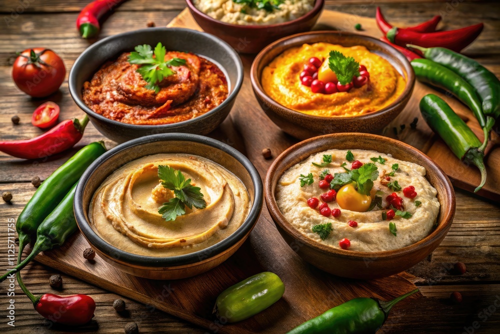 Low Light Hummus Clipart: Delicious Food Illustrations for Design Projects Low Light Hummus Clipart: Delicious Food Illustrations for Design Projects