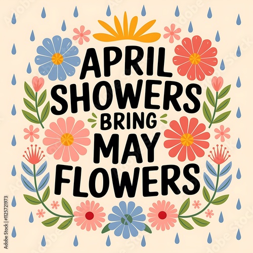 April Showers Bring May Flowers Floral Design