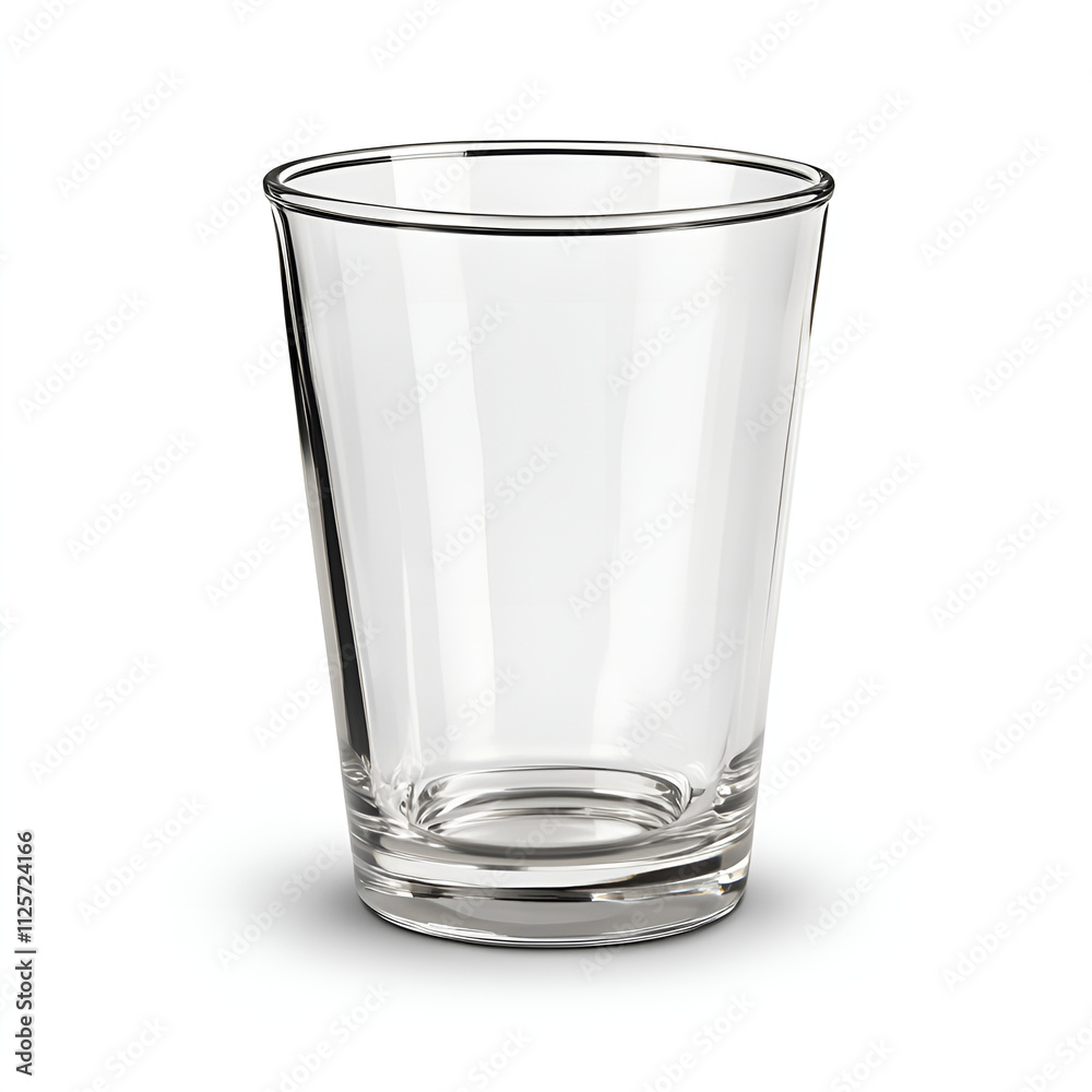 Plastic Glass on white background with clipping path Plastic Glass on white background with clipping path