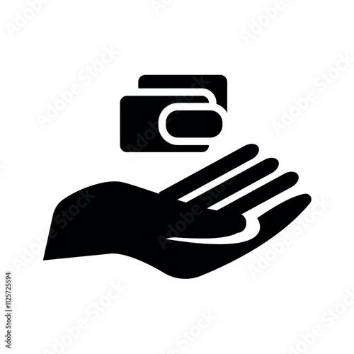 Credit card payment icon.