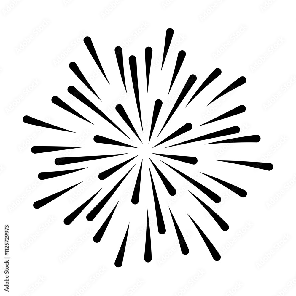 firework silhouette vector illustration firework silhouette vector illustration