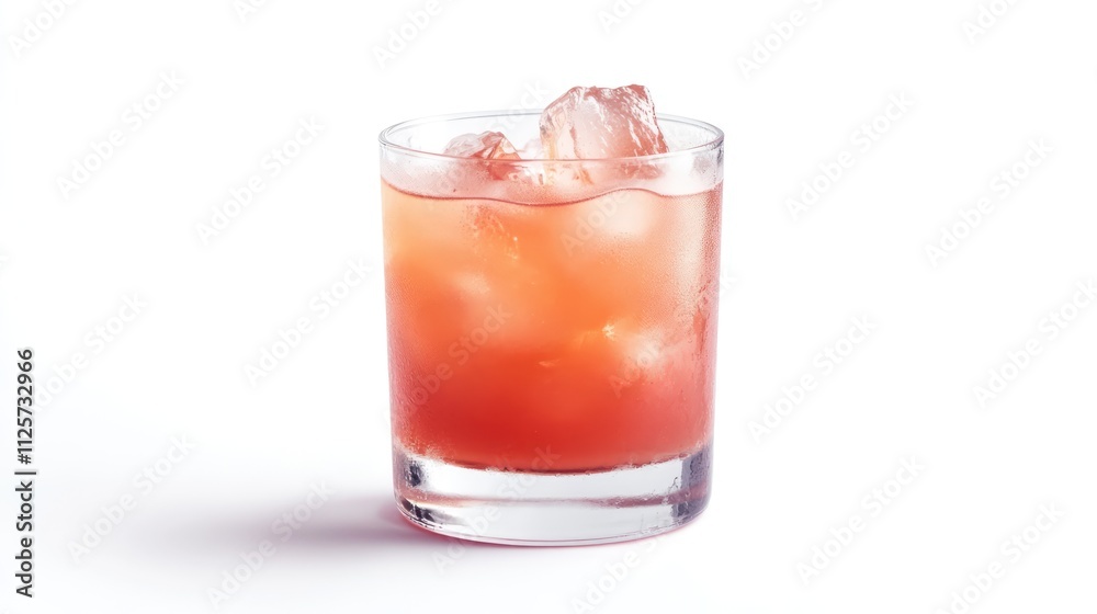 Refreshing Watermelon Caipirinha Cocktail with Ice Garnished Perfectly Isolated on a Clean White Background for Summer Drinks Promotion Refreshing Watermelon Caipirinha Cocktail with Ice Garnished Perfectly Isolated on a Clean White Background for Summer Drinks Promotion