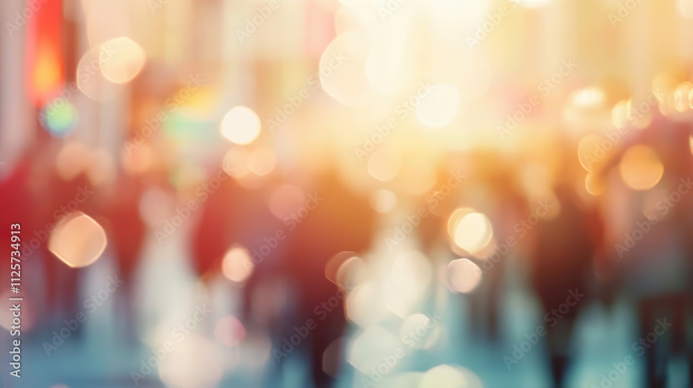 blurred department store shopping mall scene with sunlight and people creating a vibrant urban background atmosphere blurred department store shopping mall scene with sunlight and people creating a vibrant urban background atmosphere