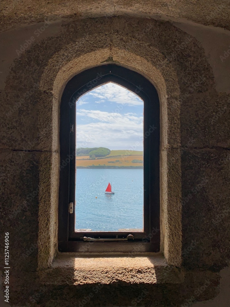 Obraz premium castle boat