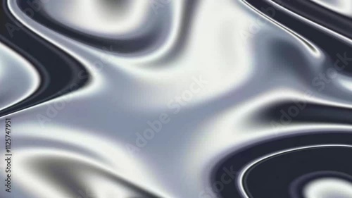 abstract wave black and white background 4k