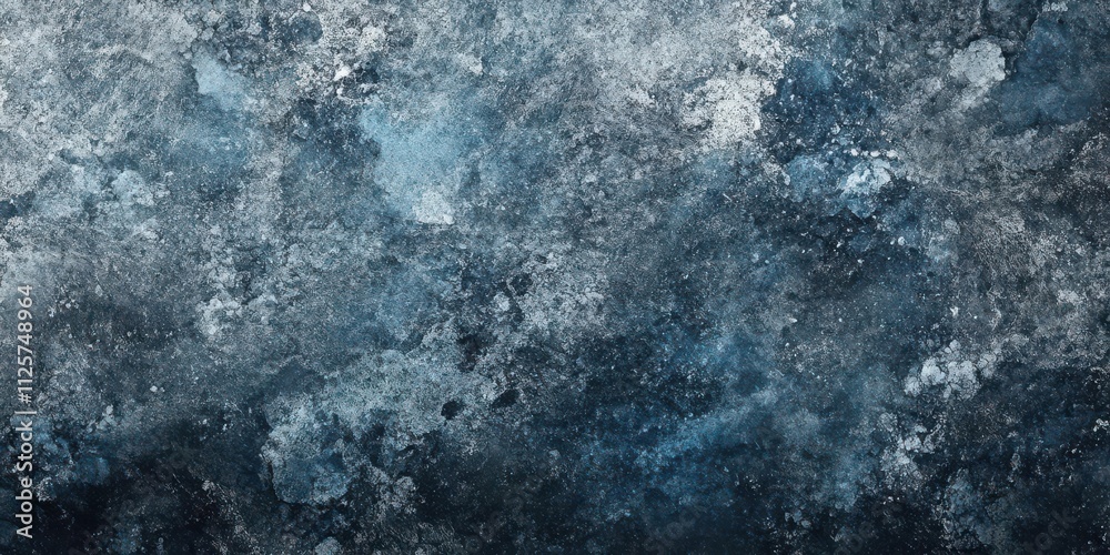 A textured surface resembling ice or frost with shades of blue and gray. A textured surface resembling ice or frost with shades of blue and gray.