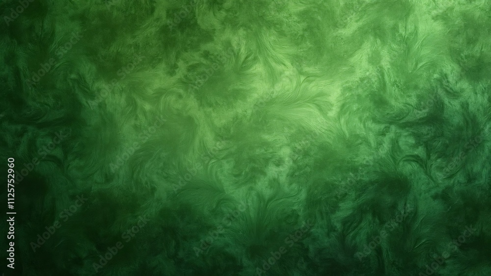 Soft Velvety Kitten Fur Texture, Green Abstract Background