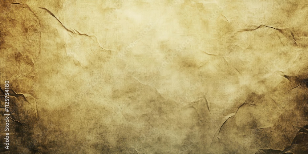 Fototapeta premium A textured, crumpled paper background with warm tones, suitable for design projects.