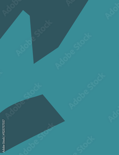 Abstract Blue Geometric Background Design