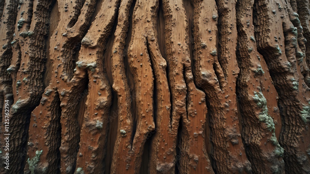 Ancient Tree Trunk Texture, Rough Bark, Knots, Strength, Resilience, Age, Wisdom Ancient Tree Trunk Texture, Rough Bark, Knots, Strength, Resilience, Age, Wisdom