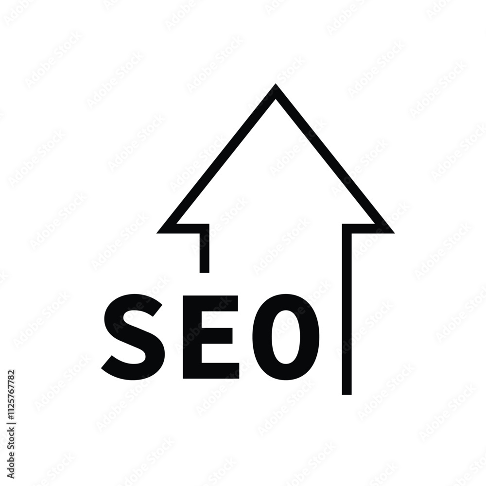 SEO sales increase business growth profit icon SEO sales increase business growth profit icon