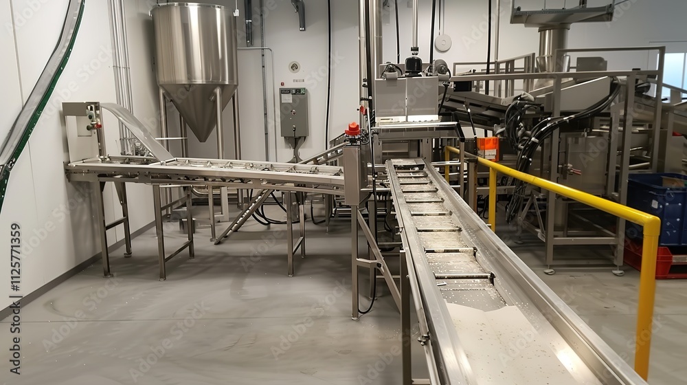 Food Manufacturing Production Line Automation, Efficient and Precise Process for Quality Food Production in Modern Industry. Food Manufacturing Production Line Automation, Efficient and Precise Process for Quality Food Production in Modern Industry.