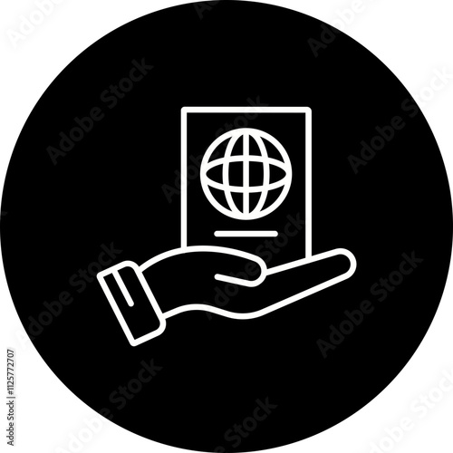 Passport control Icon