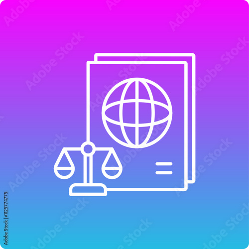 Legal passport Icon