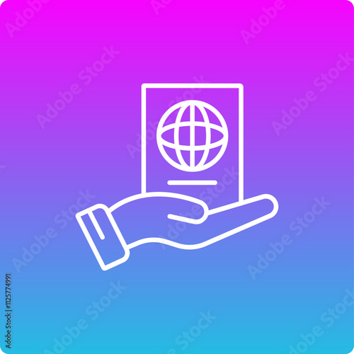 Passport control Icon