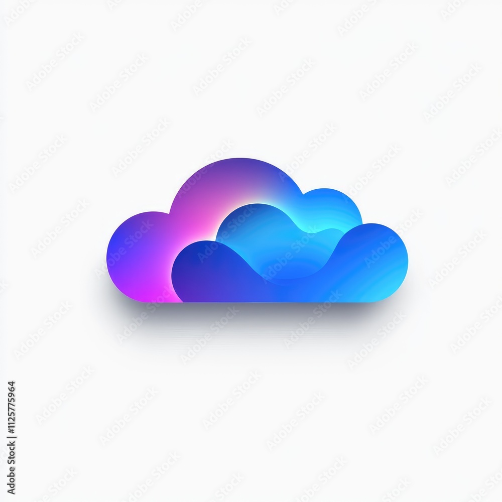 A stylized cloud icon featuring gradient colors, symbolizing digital storage and connectivity. A stylized cloud icon featuring gradient colors, symbolizing digital storage and connectivity.