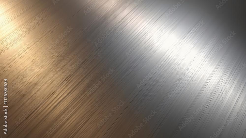 Elegant Brushed Metal Texture, Silver & Gold Gradient Elegant Brushed Metal Texture, Silver & Gold Gradient