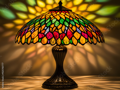 lamp on the table