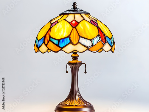 lamp on a table photo