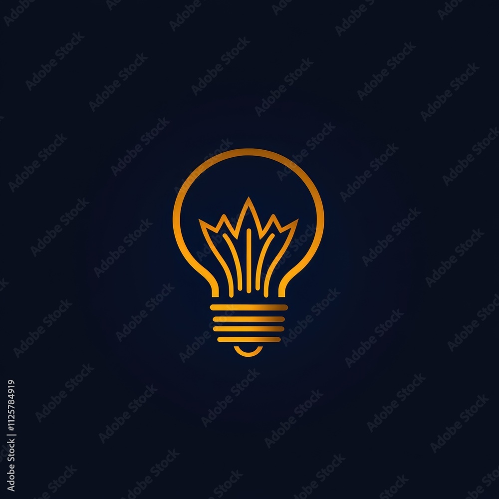 A stylized light bulb icon representing innovation and ideas.