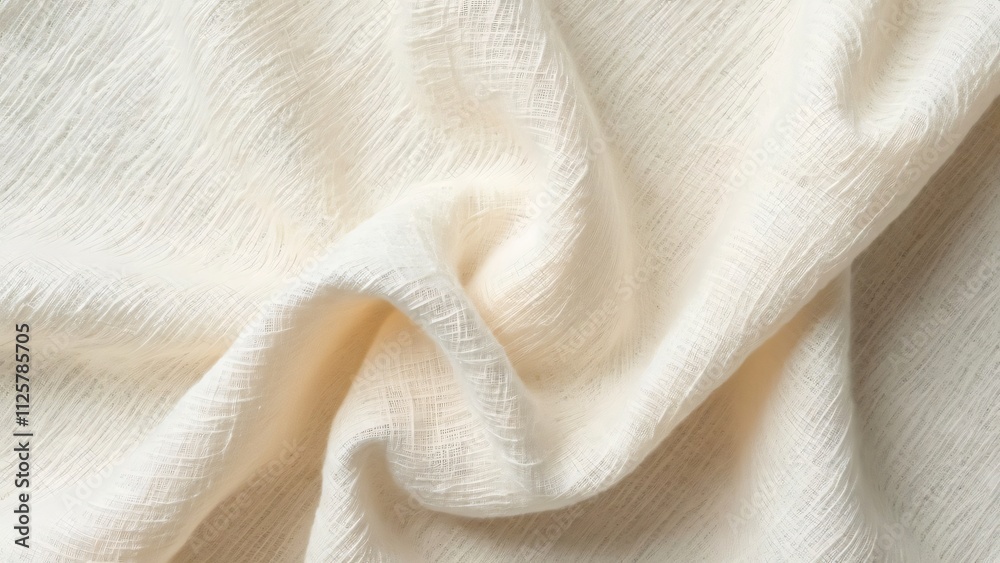 Cream Linen Fabric Texture, Rustic, Natural Weave Close-Up Cream Linen Fabric Texture, Rustic, Natural Weave Close-Up