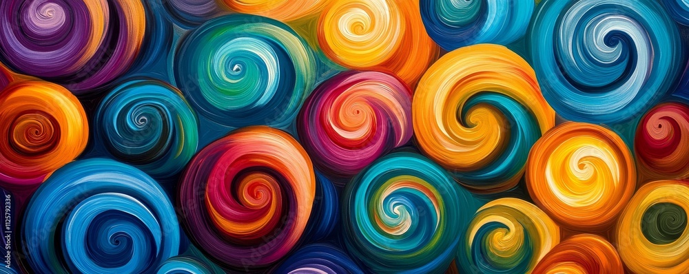 hueful swirl pattern, Generative AI hueful swirl pattern, Generative AI