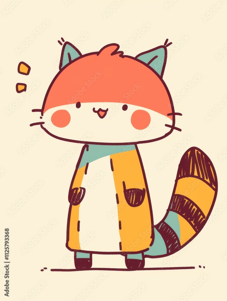 custom made wallpaper toronto digitalCute animals, suitable for avatars.