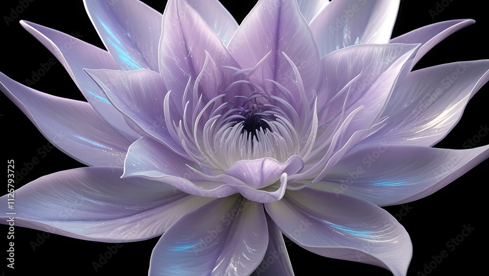cosmic lavender flower, created by generative AI cosmic lavender flower, created by generative AI