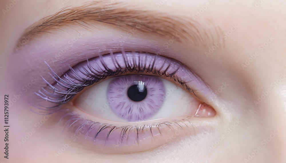 Fototapeta premium close up of eye with makeup