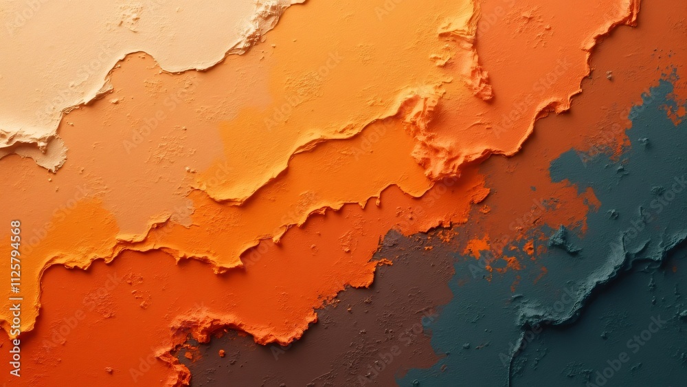 Vibrant Orange & Black Abstract Texture, AI-Generated Art Vibrant Orange & Black Abstract Texture, AI-Generated Art