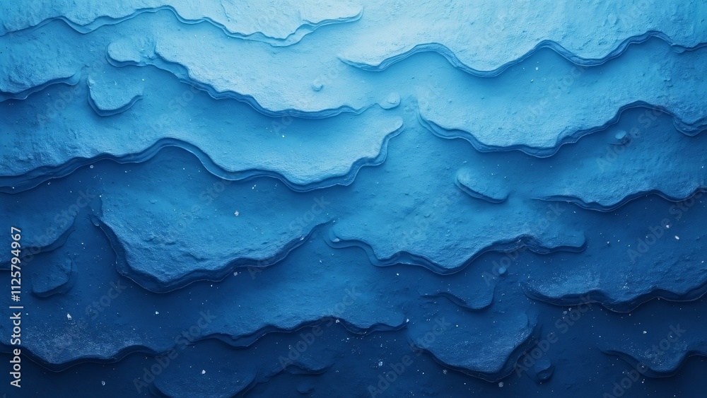 Abstract Blue Layered Texture, AI Generated Deep Ocean Background Abstract Blue Layered Texture, AI Generated Deep Ocean Background