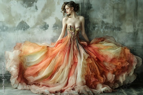 a beautiful elegant dress , Generative AI
