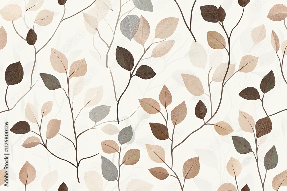 A white background with brown and tan leaves A white background with brown and tan leaves