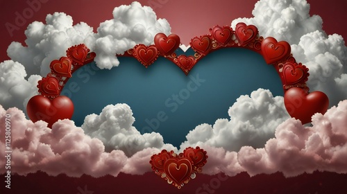 heart shaped cloud