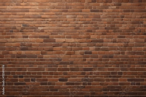 Brown brick wall textured background Generative AI