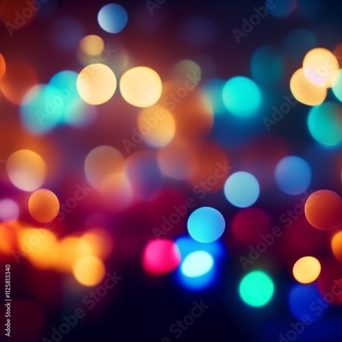 abstract background with bokeh