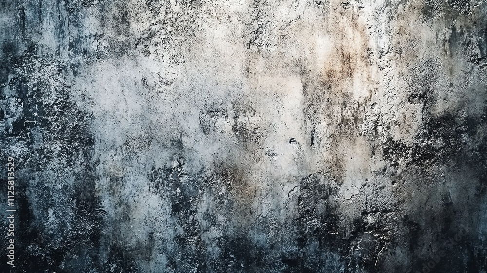 Distressed Grunge Concrete Texture Background with Black and White Paint. Distressed Grunge Concrete Texture Background with Black and White Paint.