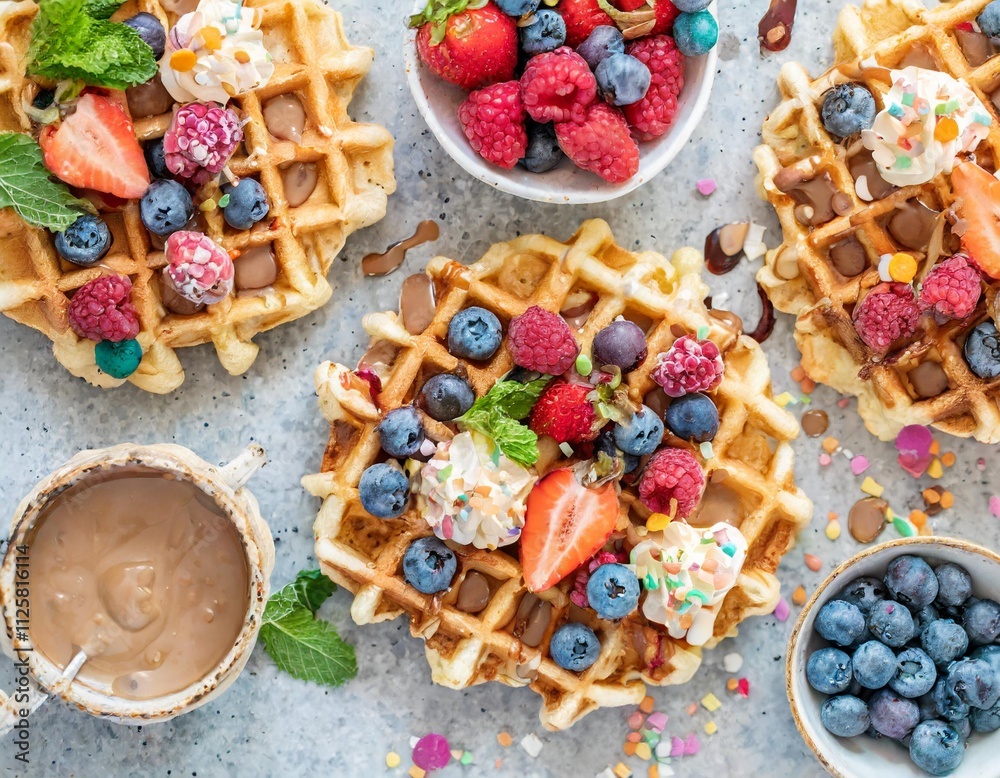 Waffle Wonders: Creative Toppings for Fluffy Treats Waffle Wonders: Creative Toppings for Fluffy Treats
