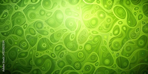 Organic green wallpaper background with abstract s , foliage, nature, eco-friendly, texture, seamless, art, design